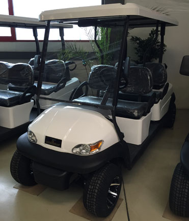 GolfCart WSM EX1400 mit Transportbox weiß