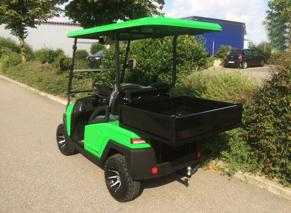 GolfCart WSM MX1300 mit Transportbox grün