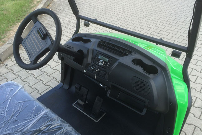GolfCart WSM MX1300 mit Transportbox grün