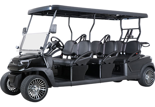 MK1600+2 8-Sitzer Golfcart schwarz MK1600+2 8-Sitzer Golfcart schwarz