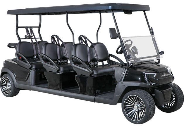 MK1600+2 8-Sitzer Golfcart schwarz MK1600+2 8-Sitzer Golfcart schwarz